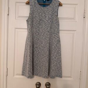 Chic Sleeveless Gray Mini Dress